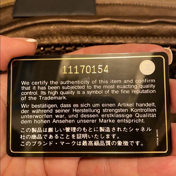 Metallic Chanel Bowling Bag with Box - Picture 7 of 7